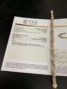 CERTIFIED 14K YELLOW AND WHITE GOLD DIAMOND BRACELET