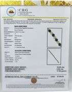 Adorable 18.00CTW Round Faceted Blue Sapphire & Diamond Bracelet in 14K Yellow Gold Over Sterling Si