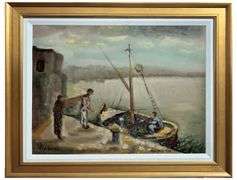 Masterpiece oil on canvas by Albert Goldman (1922-2011)