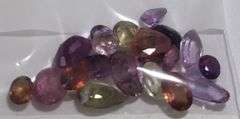 Natural Ruby, Sapphire, Amethyst- 59.46 CTTW