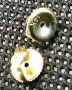 14K Yellow Gold Round Brilliant Cut Diamond Cluster Earring