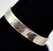 Textured Band Ring in Sterling Silver