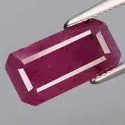UNTREATED! 3.91ct violet red Winza Ruby