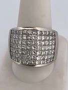 CERTIFIED 14K WHITE GOLD DIAMOND RING / BAND