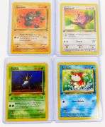 8 Pokémon 1st Edition 1999 Trade Cards