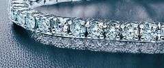 14 Kt White Gold Plated Huge 16.25 Ctw White Ice Blue Lab Simulated Diamond Tennis Bracelet