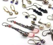 Group lot of Vintage 925 sterling silver earrings