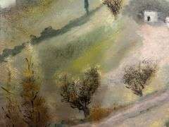 Collectible oil on canvas by Albert Goldman (1922-2011)