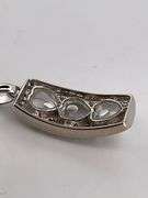 CERTIFIED BRAND NEW 18K WHITE GOLD DIAMOND PENDANT