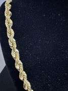 10K Yellow Gold Rope Chain