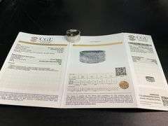 CERTIFIED 14K WHITE GOLD DIAMOND BAND