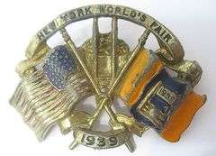 1939 NEW YORK WORLD'S FAIR PIN