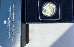2001 Proof Silver American Buffalo Silver Dollar.