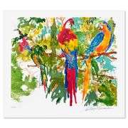 Birds of Paradise by LeRoy Neiman (1921-2012)