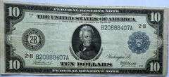 Clean Series 1914 NY $10 Agriculture and Industry FRN