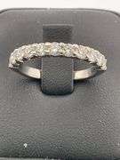 CERTIFIED BRAND NEW 14K WHITE GOLD DIAMOND BAND