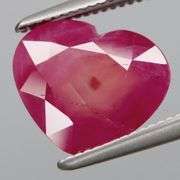 Real 3.21ct Burmese Ruby -And it's heart cut!!!