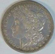 Nice original 1880-CC (Rev of '78) Morgan Silver Dollar. High end circ