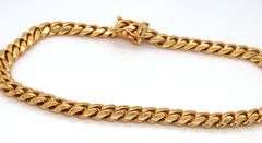 Heavy 10k yellow Man's Link Bracelet