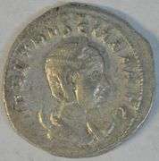 Scarce Herennia Roman Silver Antoninianus, 127-129 AD