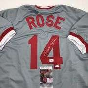 Autographed Pete Rose Cincinnati Baseball Jersey with COA