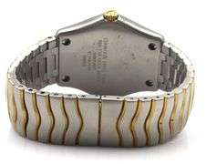 Ebel Classic Wave 2-Tone on Steel and Yellow Gold Bracelet with White Roman Dial