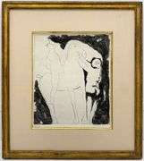 Rare Marino Marini Signed Etching Edition of 50, 1969