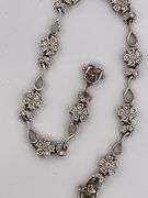 CERTIFIED 18K WHITE GOLD DIAMOND BRACELET