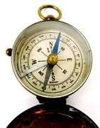 Early German Compass in Case - Works