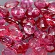 Collectors 4ct violet red Ruby set -Untreated!!!