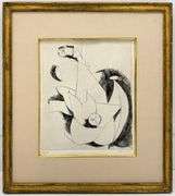 Rare Marino Marini Signed Etching Edition of 50, 1968