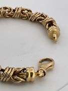 14K SOLID GOLD BYZANTINE STYLE LADIES BRACELET