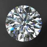 Huge 4.5 Ct Sparkling 58 Faceted Briilliant Round Cut Lab Simulated White Diamond Solitaire