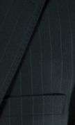 Black Stripe Suit By Galante, Made In Italy