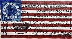 First Flag - “Birth of a Nation’s Worth" original painting, pop art piece Chad Fandel First Flag