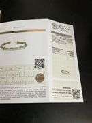CERTIFIED 14K YELLOW AND WHITE GOLD DIAMOND BRACELET