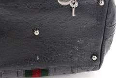 Vintage Gucci Treasor Boston Ostrich Bag