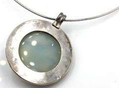 Vintage 925 sterling silver sunburst pendant on chain