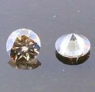 Non-stop flashing! 1.17ct lab created cognac Diamond set!