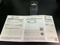 CERTIFIED BRAND NEW 14K WHITE GOLD DIAMOND BAND