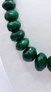 Beautiful Large 850 Cttw Natural Mined From The Earth Blue Emerald Necklace