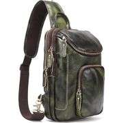 Full Grain Italian Leather Sling Bag