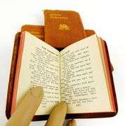 4 Early Knickerbocker Leather Miniature Shakespeare Books