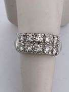 CERTIFIED 14K WHITE GOLD DIAMOND RING / BAND