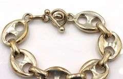 925 Sterling silver Gucci style link bracelet