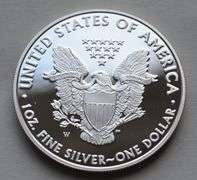 2008 W  Proof  Silver Eagle W Box And Paper