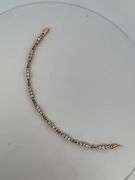 CERTIFIED  18K YELLOW GOLD DIAMOND BRACLCELT