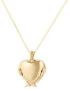 Olivia Paris 1.00ctw Diamond Angel Wings Locket Pendant Necklace in 14K