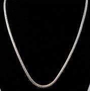 Braided Chain necklace in Sterling Silver