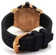 Stuhrling chronograph sports watch black and copper dial